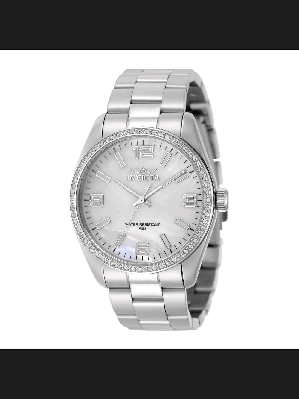 Invicta Women's SPECIALTY I 38mm Steel Mother Of Pearl Dial